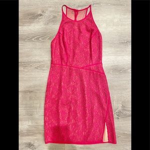 BCBG Pink Lace Dress